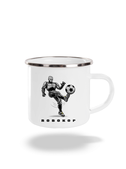 Robokop plecháčik White