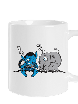 Error 501 klasický hrnček White