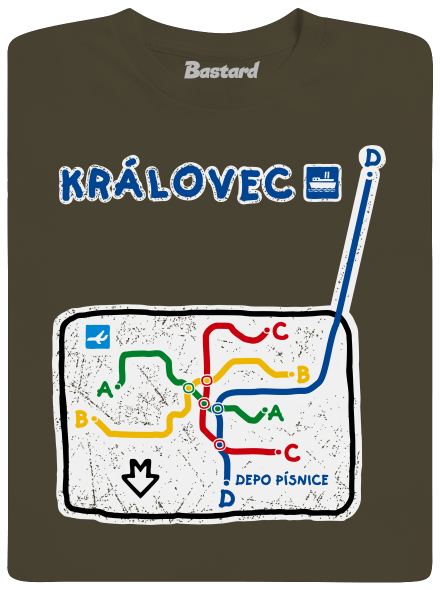 Metro Královec pánske dlhý rukáv Urban Khaki