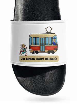 Za mnou baby behajú šľapky White