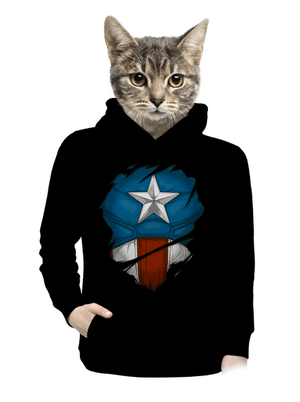 dámska mikina klokanka