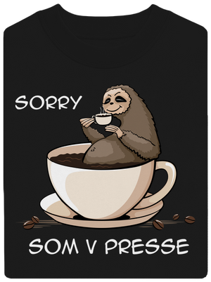 V presse unisex mikina bez kapucne Black