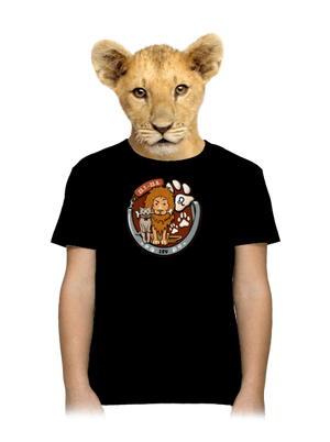 Psí horoskop: Lev detské tričko Black
