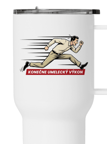 Umelecký výkon termohrnček White