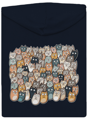 Nájdi čerta dámska mikina na zips Navy Mal