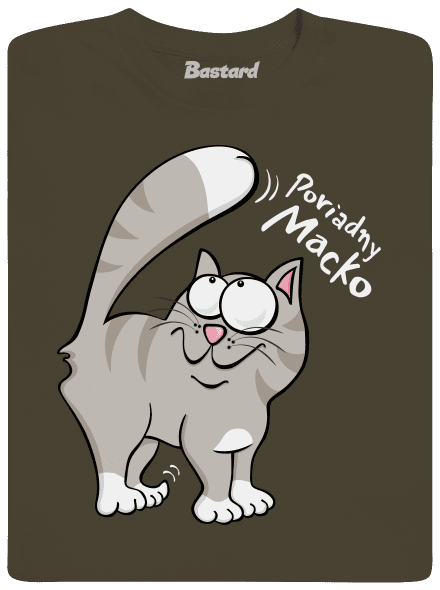 Macko a Micka pánske dlhý rukáv Urban Khaki