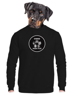 unisex mikina bez kapucne