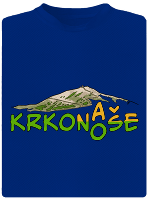 Krkonoše pánske športové tričko Royal Blue Mal