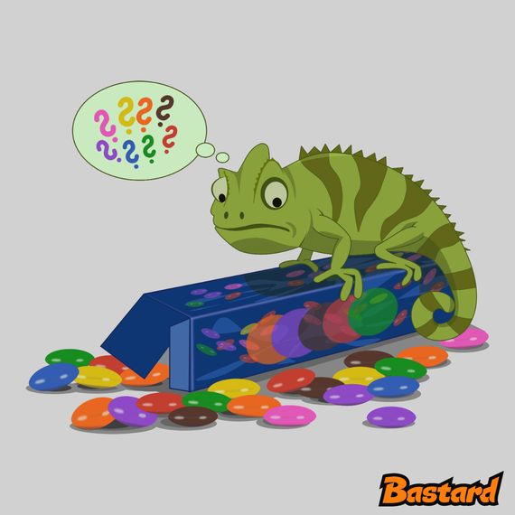 Zmätený chameleón