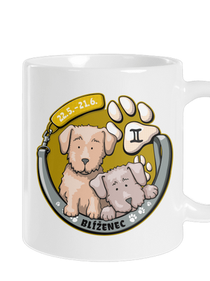 Psí horoskop: Blíženci klasický hrnček White