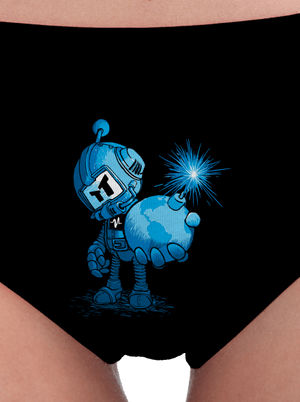 Časovaná bomba dámske nohavičky Black