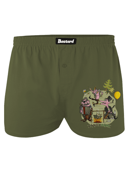 Pártyzáni pánske trenky Khaki