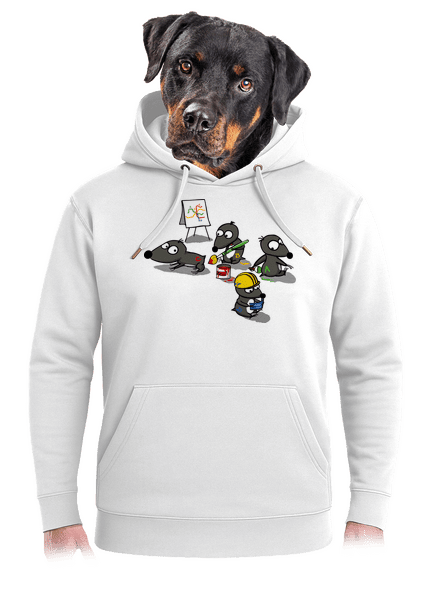 Pražský krtko - Trasa D unisex mikina premium Snowwhite