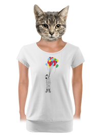 dámske tričko s lemom