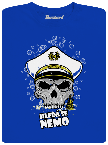 Kapitán Nemo pánske dlhý rukáv Royal Blue