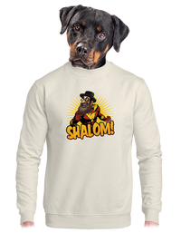 unisex mikina bez kapucne