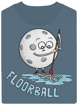 Floorball unisex mikina bez kapucne Nordic Blue