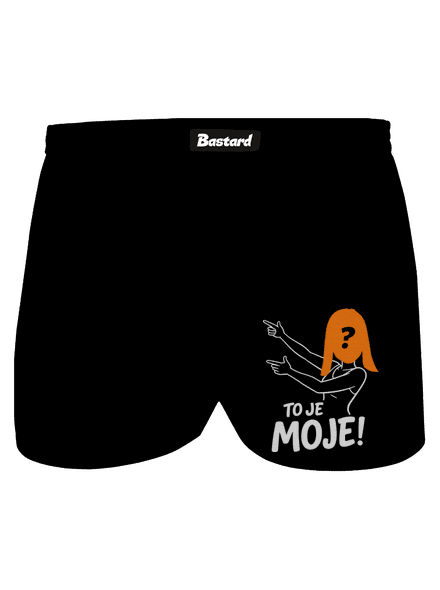 To je moje so ženou pánske trenky Black