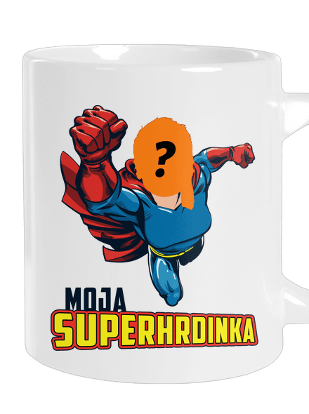 Moja superhrdinka veľký hrnček White