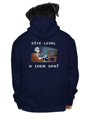 Ešte level pánska mikina na zips Navy