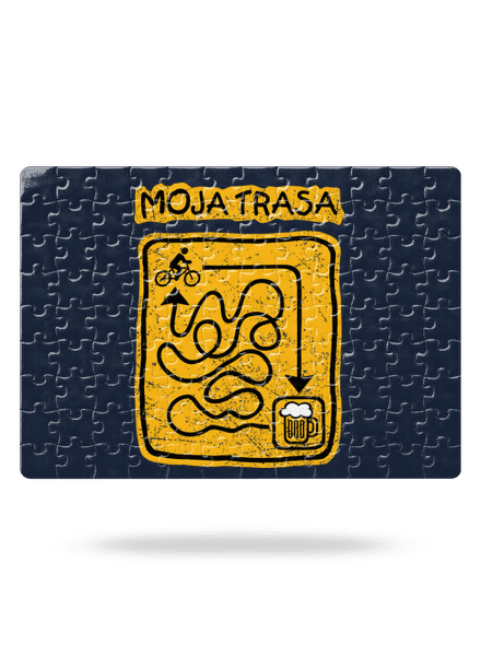 Moja trasa puzzle White