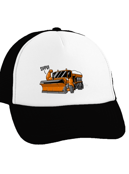 Sypu šiltovka truckerka Black cap
