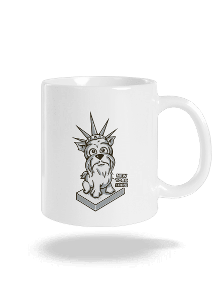 New Yorkshire klasický hrnček White