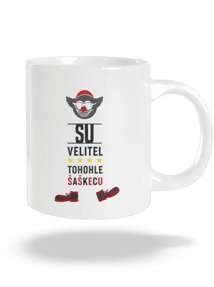 Velitel šaškecu veľký hrnček White
