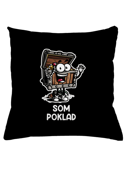Som poklad vankúš Black