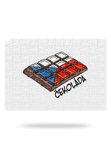Čekoláda puzzle White