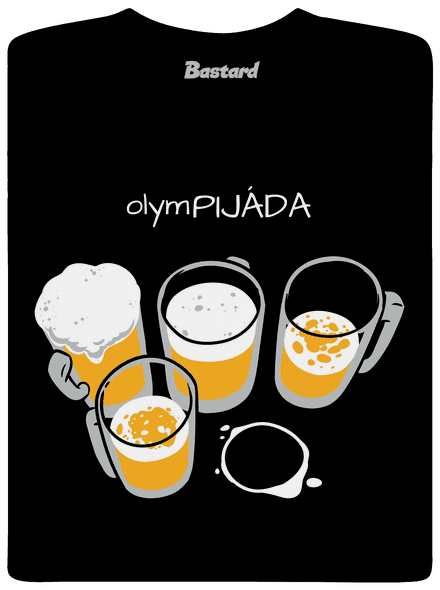 Pijáda pánske dlhý rukáv Black
