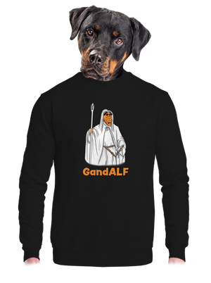 unisex mikina bez kapucne