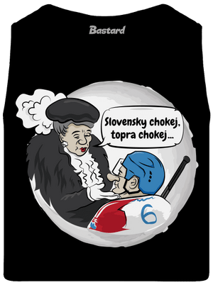 Slovenský hokej pánske tielko Black