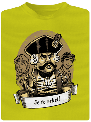 B14: S čerty nejsou žerty pánske športové tričko Neon Yellow