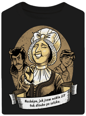 B14: Dorota Máchalová unisex tričko oversized Black