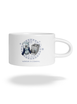 Winter is coming hrnček makronka White