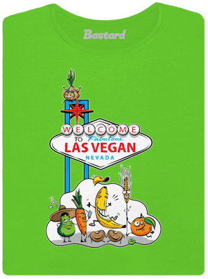 Las Vegan dámske tričko Apple Green