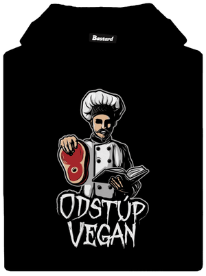 Odstup vegane pánska mikina klokanka Black
