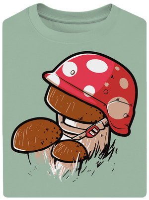 Hríb unisex tričko oversized Sage