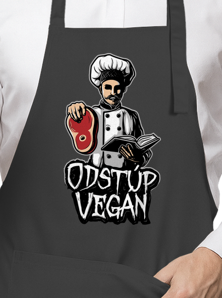 Odstup vegane zástera Dark Grey