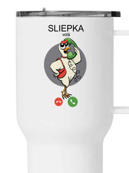 Sliepka volá termohrnček White
