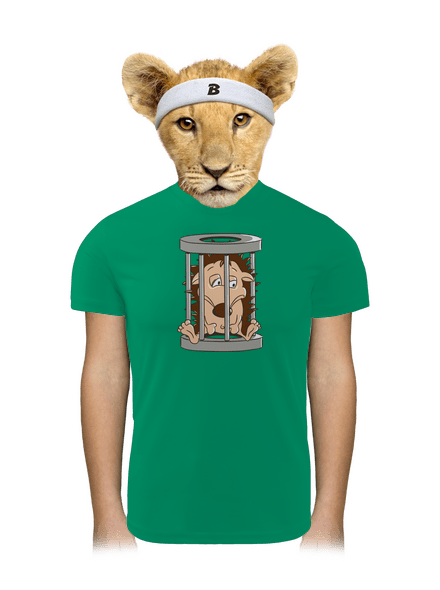 Jažeček v klietke detské športové tričko Kelly Green Mal