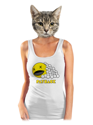 Payback dámske tielko klasické White