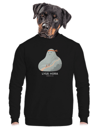 unisex mikina bez kapucne