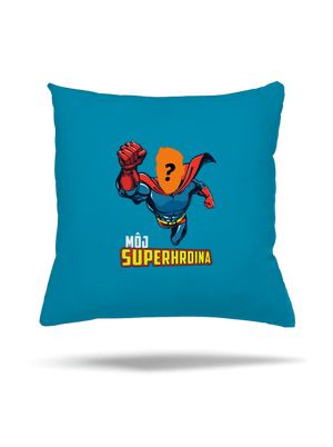 Môj superhrdina vankúš Blue Turquoise