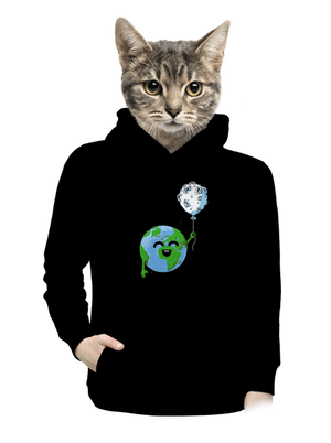 dámska mikina klokanka