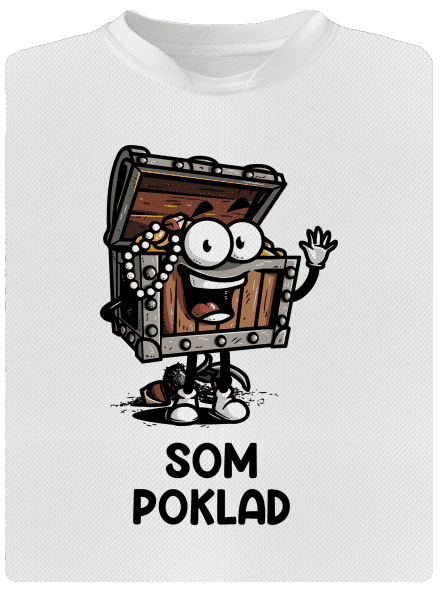 Som poklad detské športové tričko White