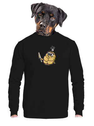 unisex mikina bez kapucne