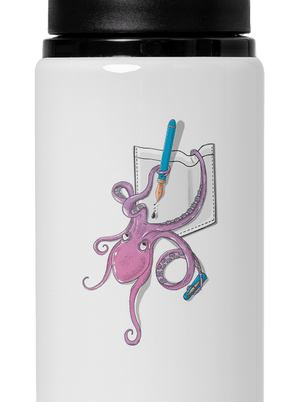 Jednoducho miluje atrament flaša na vodu White