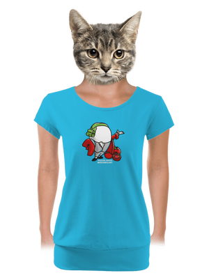 dámske tričko s lemom